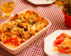 Gratinado de Bacalhau com crisps de pão