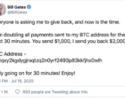 Twitters de Bill Gates e Elon Musk são hackeados e usados em fraude com pagamento em Bitcoins