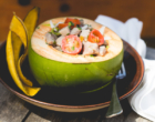 “Ceviche de Coco Verde” é uma deliciosa sugestão refrescante da Costa do Cacau