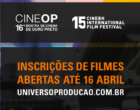 Estão abertas as inscrições de filmes para a 16ª CineOP e a 15ª CineBH