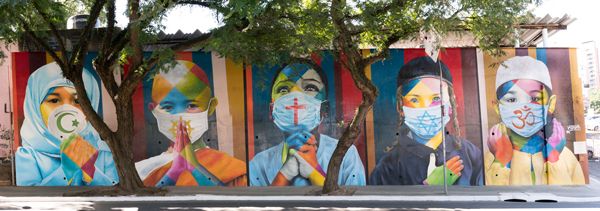 Painel Mão de Deus – Eduardo Kobra