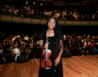 Ana Clara Malaquias, aluna da Orquestra Jovem Ramacrisna, foi aprovada em 1º lugar no curso de Violino da UFMG