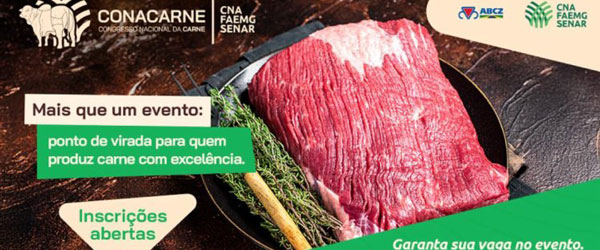 Sistema CNA/Senar e Faemg abrem inscrições para o Conacarne