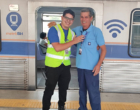 Pai e filho encontram nos trilhos do Metrô BH mais que uma profissão