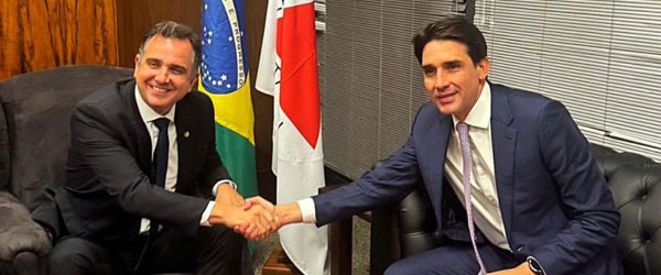 Rodrigo Pacheco se reúne com ministro para viabilizar aeroportos em Minas Gerais