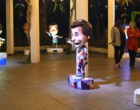 Silvio Santos ganha homenagem artística com 45 esculturas