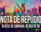 Associações e ligas dos blocos de rua de BH se manifestam em nota de repúdio